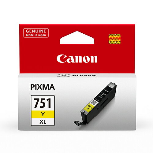 【CANON 墨水匣】CLI-751XL Y 黃色 高容量原廠墨水匣