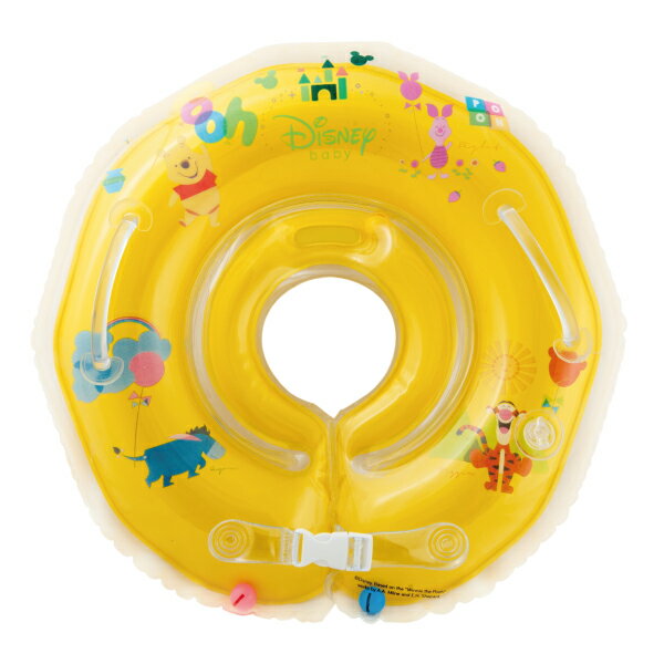 台灣曼波 迪士尼 Disney 圓型脖圈/嬰兒游泳脖圈/泳圈-小熊維尼