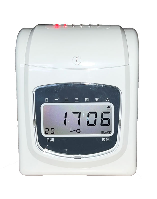 【免運】LIDINGDA 9300液晶型六欄位打卡鐘【含稅開發票】打卡機 考勤機 打卡鐘 1