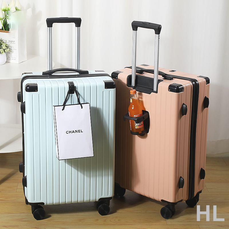 HL 新款行李箱女學生20寸登機箱結實耐用潮密碼箱萬向輪拉桿箱旅行箱