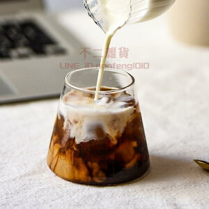 日式富士山玻璃杯咖啡杯早餐牛奶杯子水杯冷飲料杯果汁杯【不二雜貨】