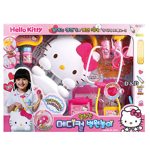 《HELLO KITTY》家家酒 造型手提盒醫護組 東喬精品百貨