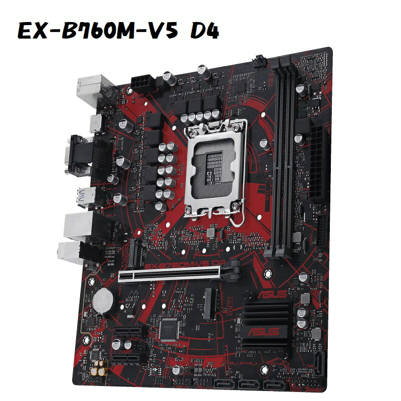 【享最高折300】ASUS 華碩 EX-B760M-V5 D4 主機板