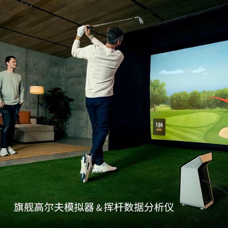 GARMIN佳明高爾夫Approach R50旗艦高爾夫模擬器揮桿資料分析儀