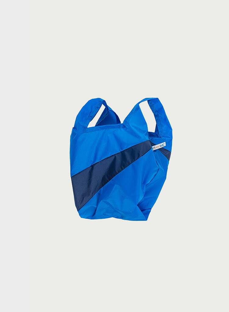 荷蘭 Susan Bijl 防潑水超輕量購物袋 #S (就是藍/海軍藍)