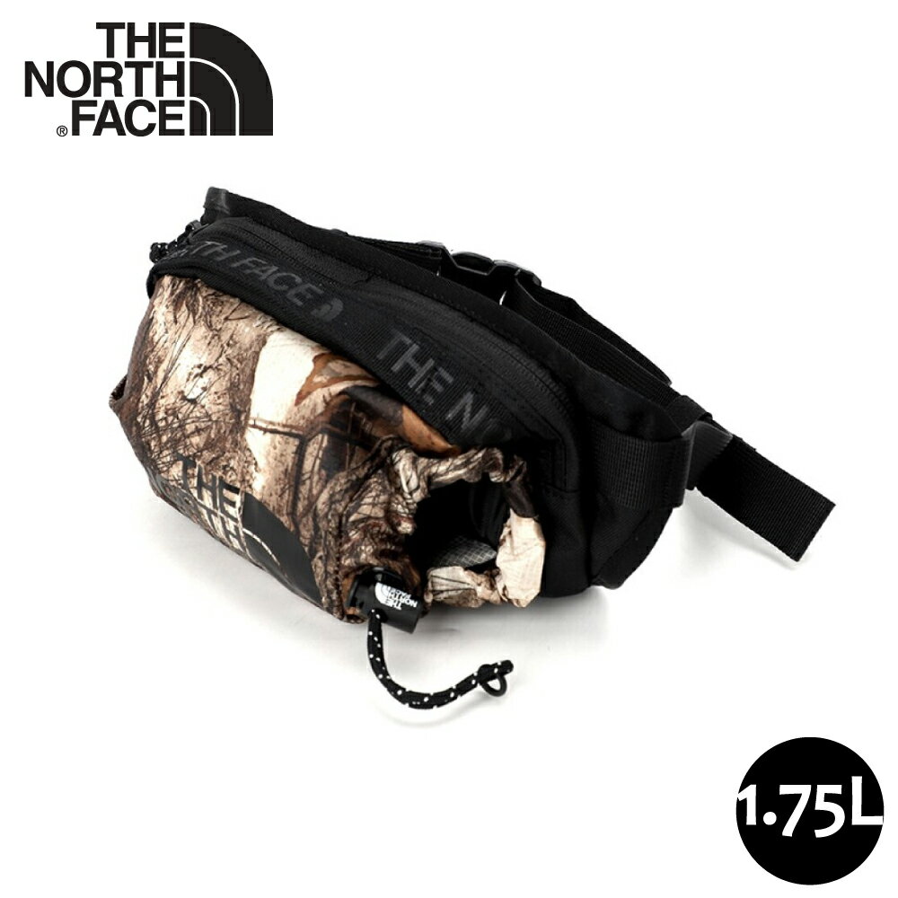 【The North Face 1.75L 多功能腰包《樹葉迷彩》】52RX/輕巧休閒腰包/側揹包/隨行包/臀包/透氣/運動