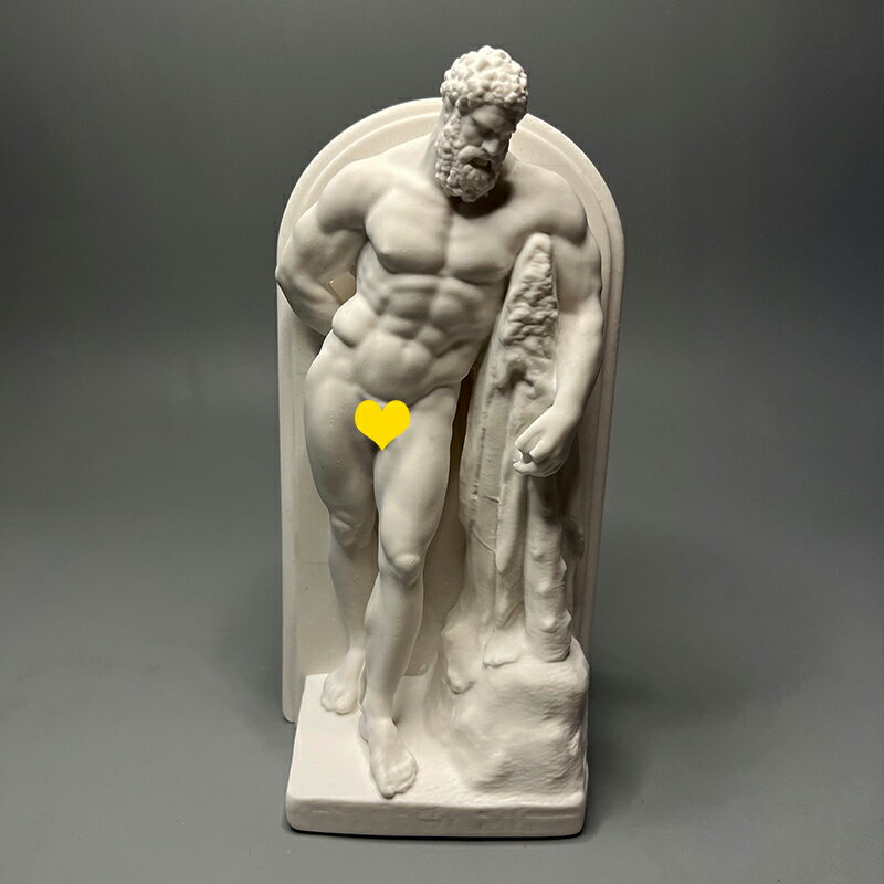 大力神肌肉大力士石膏像雕塑工藝品家居裝飾擺件美術素描教具禮物