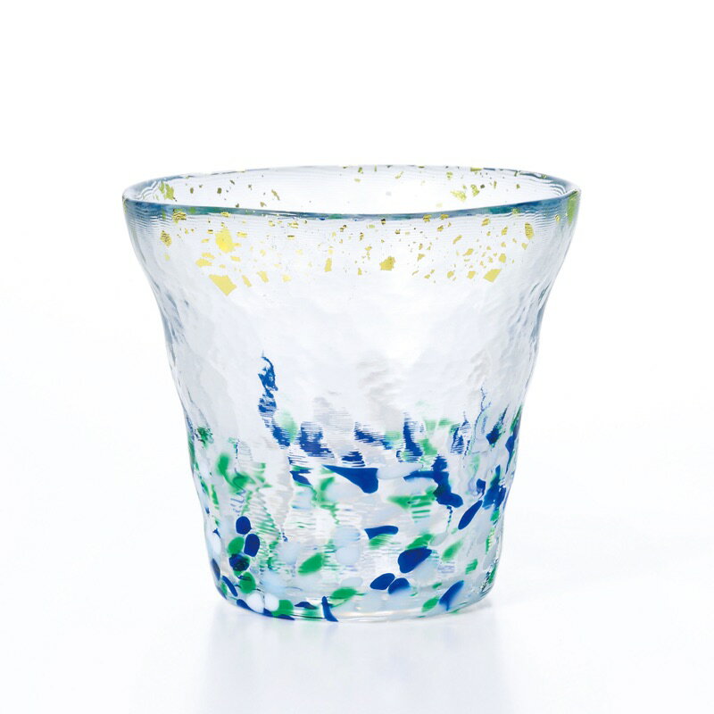 現貨 日本津輕 手工金箔夜晚星空玻璃杯 300ml 1入 Drink eat