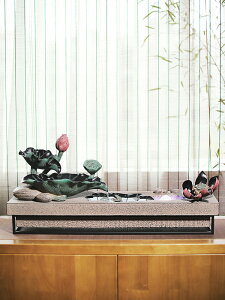 漢韻堂裝飾流水擺件客廳玄關柜桌面循環水造景中國風室內噴泉景觀