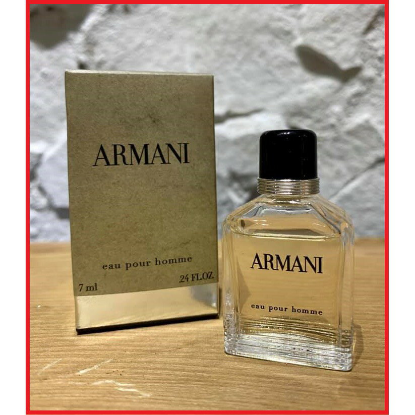 【原裝沾式小香】GIORGIO ARMANI 亞曼尼 HOMME 經典男性淡香水 7ml｜期間限定◆秋冬迷人香氛