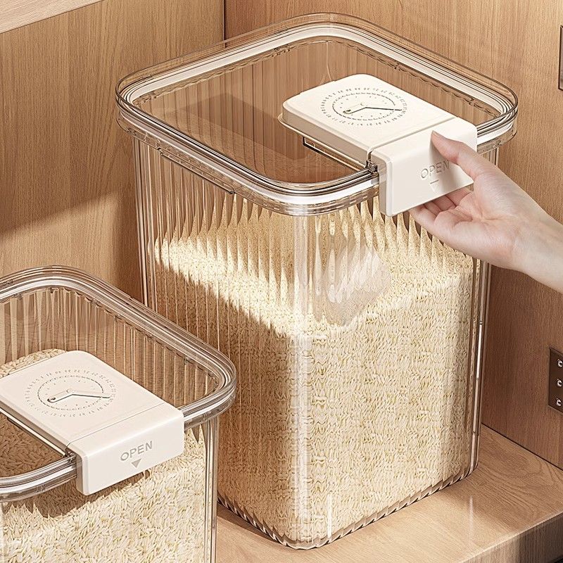 米桶家用防蟲防潮密封米缸裝米箱食品級大米收納盒麵粉儲存罐