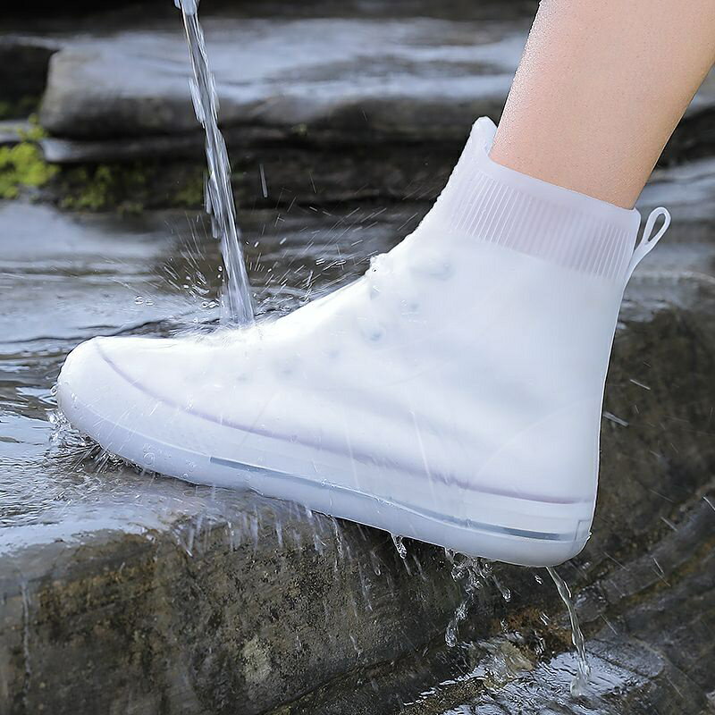 雨鞋套男女雨天防水防滑加厚耐磨防雨腳套硅膠水鞋套下雨戶外鞋套