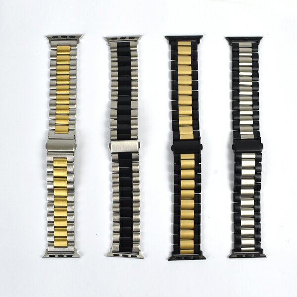 apple iwatch蘋果雙色鋼錶帶【NEA29】