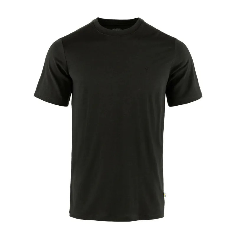 ├登山樂┤瑞典Fjallraven Abisko Wool短袖羊毛排汗衣 男 黑 # FR87193-550