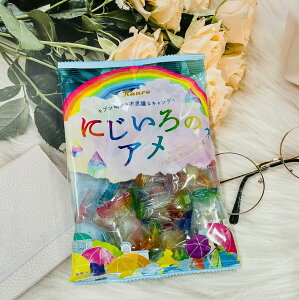 日本 Kanro 甘樂 不可思議 彩虹雨滴糖 水滴糖 61g 個別包裝 綜合風味（檸檬蘇打桃子）｜全店$199免運