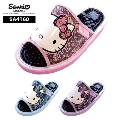 【震撼精品百貨】凱蒂貓_Hello Kitty~日本三麗鷗凱蒂貓按摩鞋(蕾絲)-粉/藍/紫【共三色】