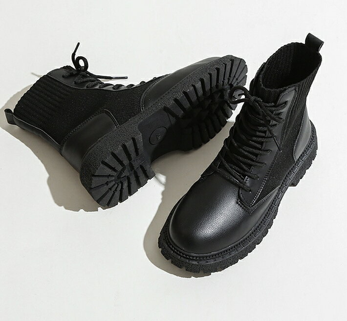 馬丁靴 圓頭休閒鞋 短靴 女鞋 中筒靴 靴子 軍靴 綁帶靴 厚底靴 櫻桃嚴選 4