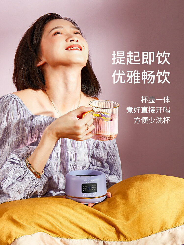養生壺mini小型家用多功能辦公室高硼矽玻璃煮茶壺微電腦養生杯