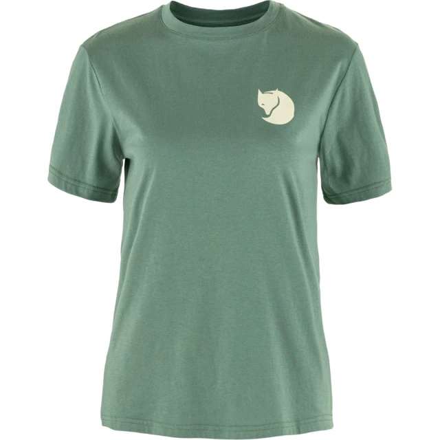 ├登山樂┤瑞典Fjallraven Walk With Nature T恤 女 # FR14600171-614綠鏽