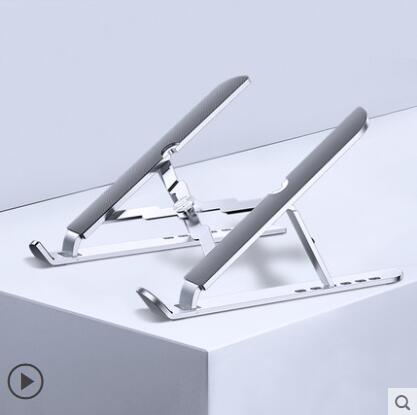 促銷活動~筆記本電腦支架增高鋁合金散熱器摺疊手提便攜適用于蘋果MacBook底座升降 全館免運
