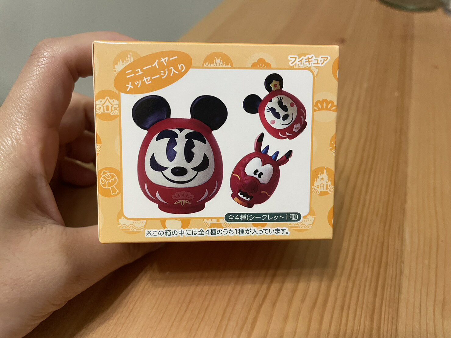 【現貨】東京迪士尼 tokyo disney 新年限定 福達摩米奇 福達摩米妮 木須龍 盲盒 指套娃娃 模型