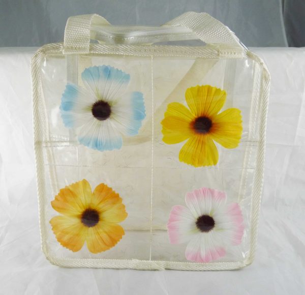 【震撼精品百貨】小花 防水透明袋 四朵花  震撼日式精品百貨