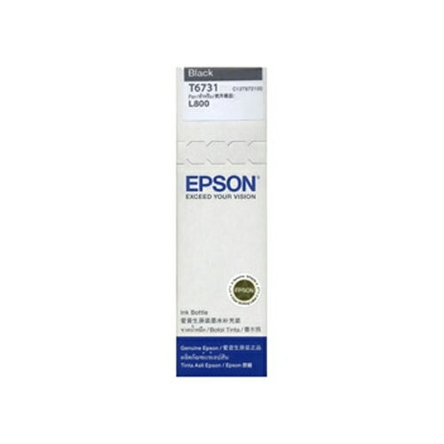 EPSON 黑色原廠墨水瓶 / 盒 T673100 NO.673