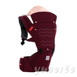 Fisher-Price ARETE 艾瑞特腰凳式揹巾-酒紅色【悅兒園婦幼生活館】