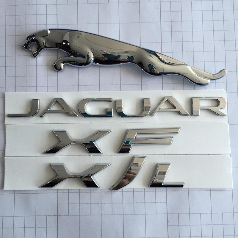 捷豹Jaguar XE/XF/XFL/XJL/F-PACE/F-TYPE/JAGUAR英文字母后尾箱車標