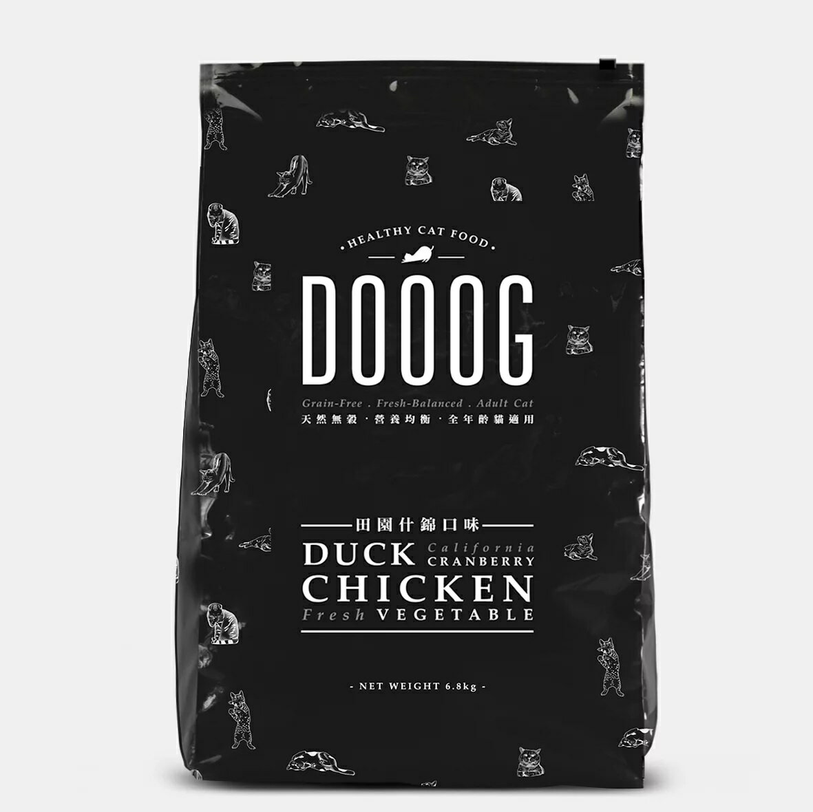 Dooog - 【無穀貓糧】田園什錦15磅 002004
