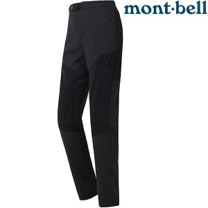 Mont-Bell Guide Pants 女款彈性拼接長褲 1105686 BK 黑