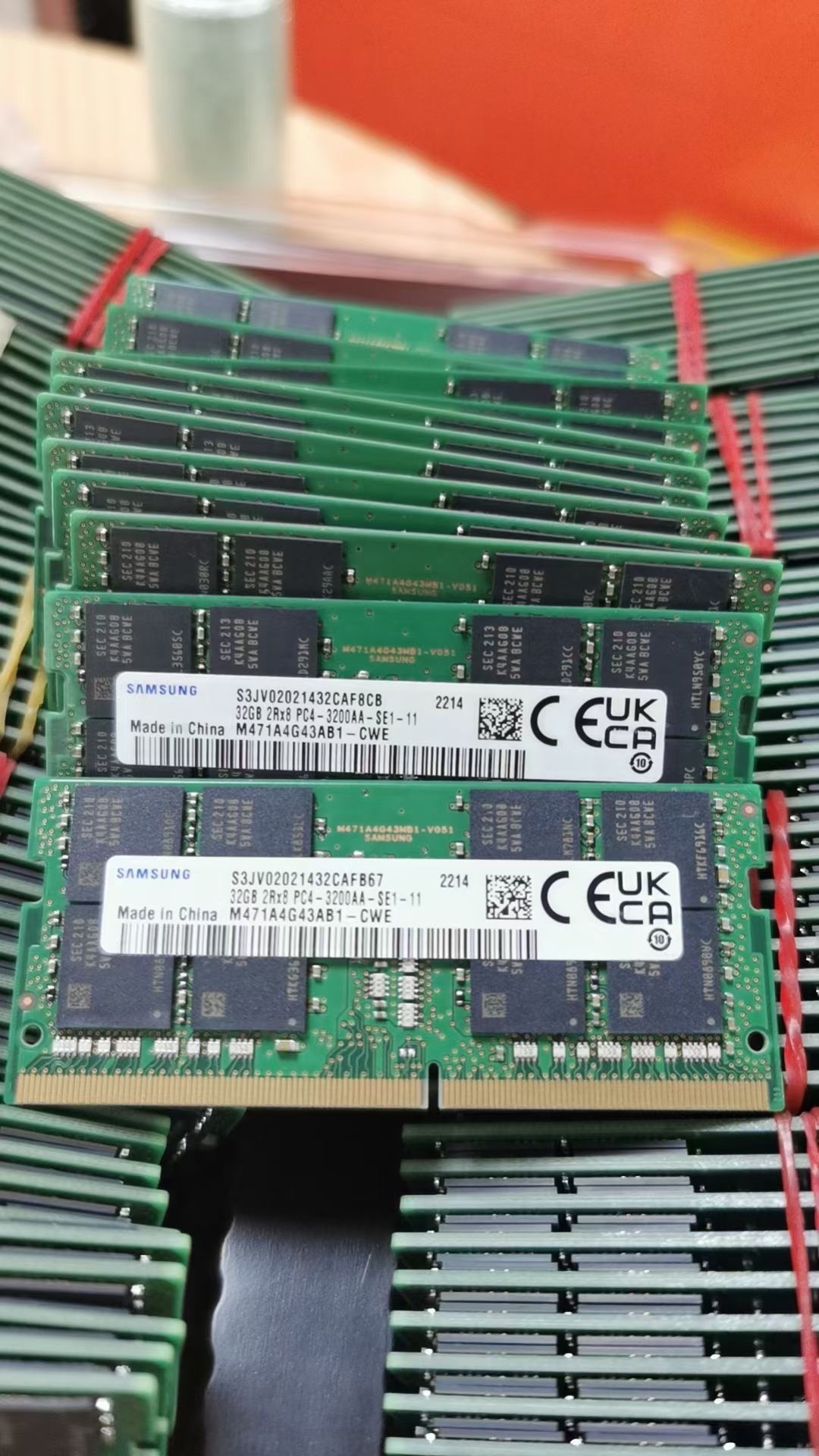 三星原廠 32G 3200筆記本內存條 感興趣的話點“我想要”和我私聊【北歐居家生活】