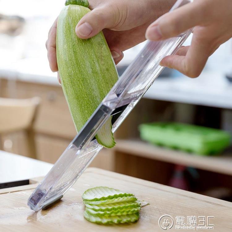 家居家用簡約透明多功能擦絲器切菜器切片器刨絲器切絲器神器