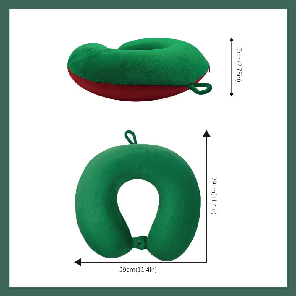 U型記憶棉頸枕｜護頸枕｜脖子靠枕｜飛機枕｜午睡枕｜汽車頭枕｜透氣慢速回彈 5
