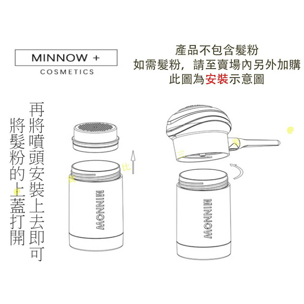 @貨比三家不吃虧@ MINNOW增髮纖維噴頭 專用噴頭 增髮粉 髮際線粉 掉髮救星 脫髮救星 美髮造型用品 3