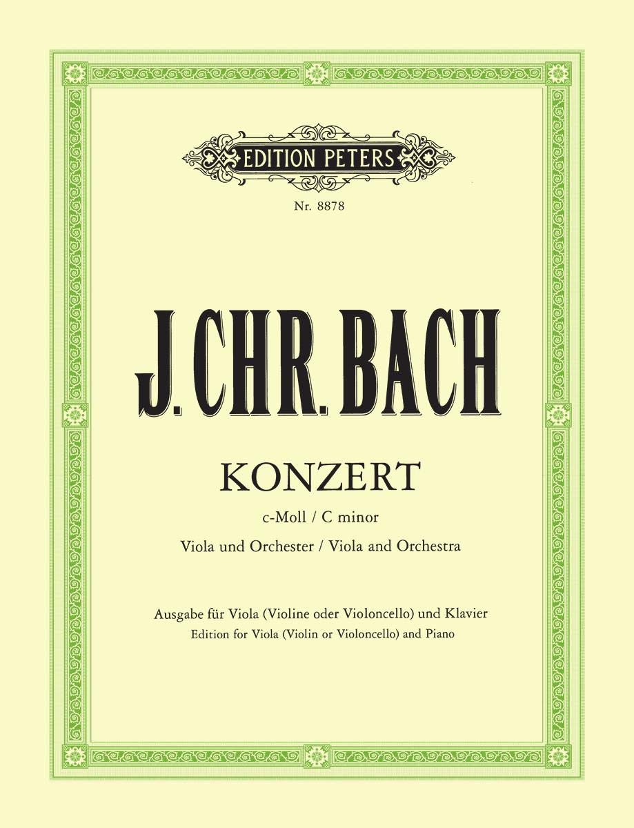 【學興書局】Bach 巴哈 C小調中提琴協奏曲 小提琴/中提琴/大提琴