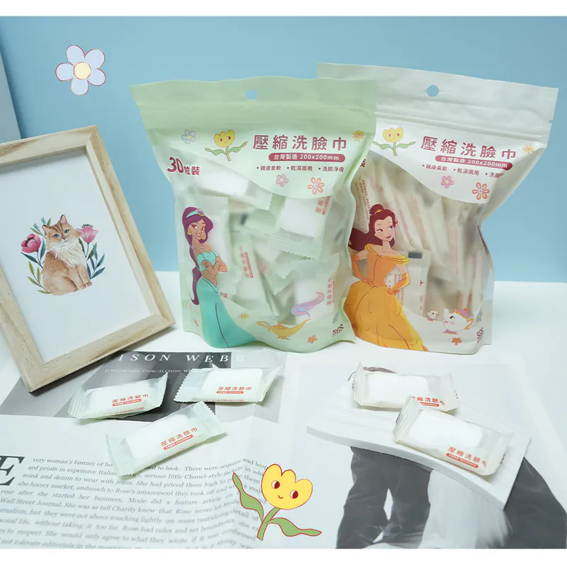 Disney 迪士尼壓縮洗臉巾 30入/包 (現貨) ❤️ㄚ比小鼻❤️ 4