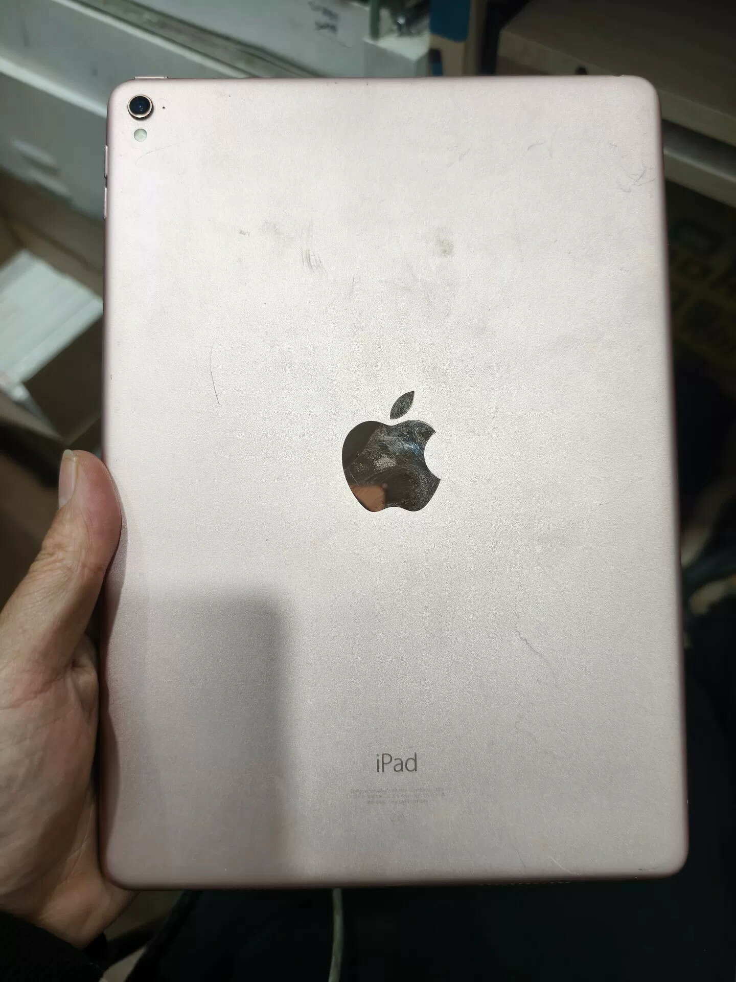 【二手】iPadA1673國行玫瑰金電池故障螢幕正常 便宜出清 二手iPad優惠 學生平板推薦 家用娛樂 文書處理