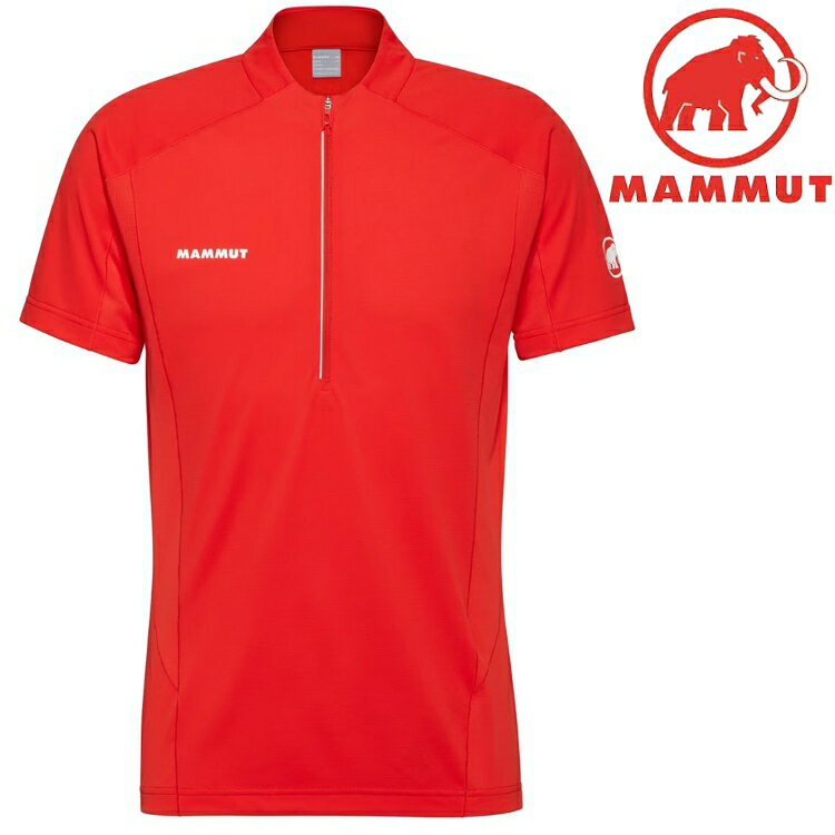 Mammut 長毛象 Aenergy FL Half Zip T-Shirt AF Men 男款 半拉鍊短袖排汗衣 1017-04920 3778 經典紅