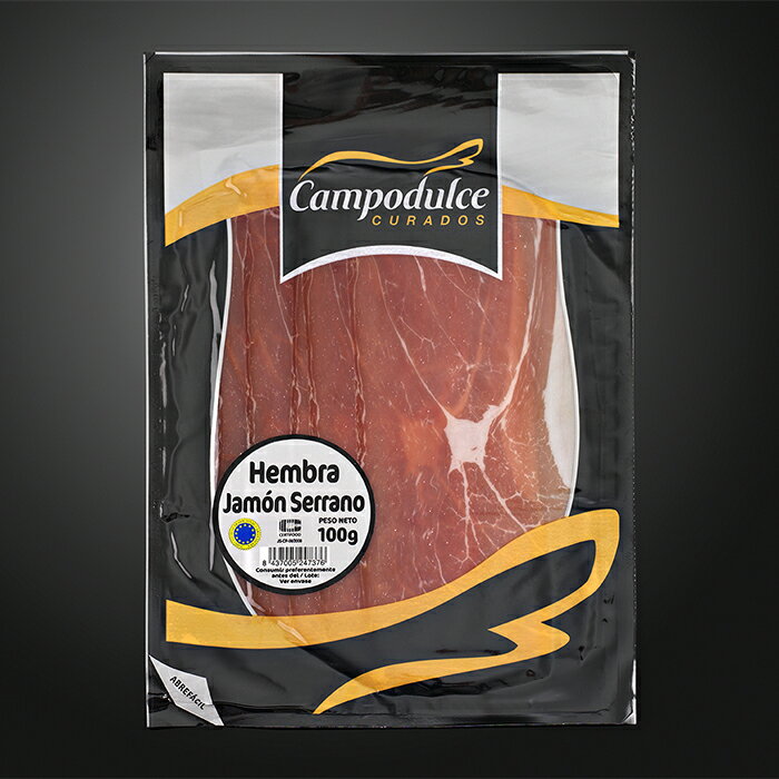 西班牙Campodulce珍藏級伊比利豬山火腿切片 (10個月熟成)