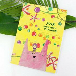 【珠友】2018年16K月計劃+筆記-B兔子