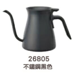 金時代書香咖啡 KINTO POUR OVER 手沖壺系列 900ml 不銹鋼黑色 KINTO-26805-BK
