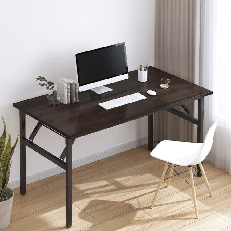 可折叠電腦桌台式家用臥室書桌簡約學生學習寫字桌租房簡易小桌子