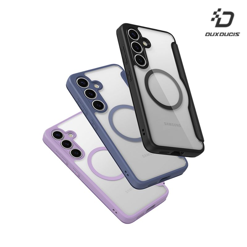 磁吸 DUX DUCIS SAMSUNG 三星 Galaxy S25 SKIN X Pro 皮套 側翻皮套 插卡 保護套 手機套 磁吸皮套 支援 MagSafe【愛瘋潮】