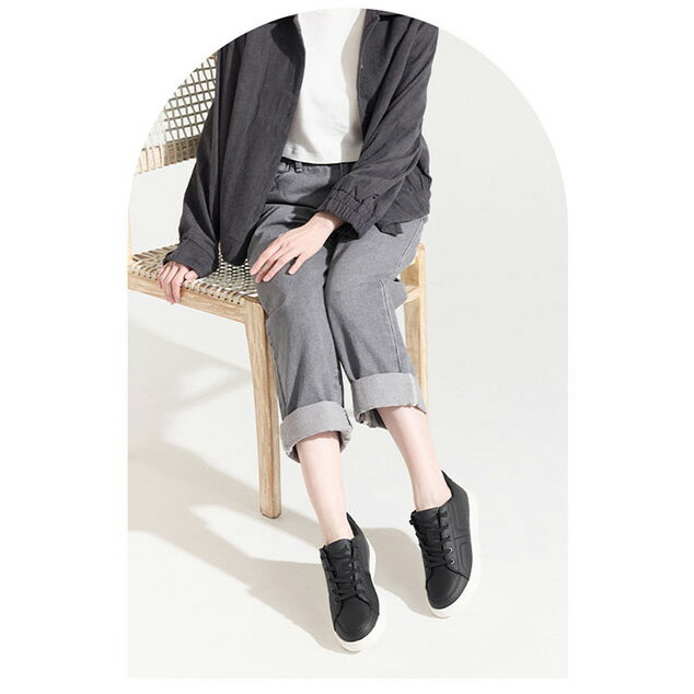 BONJOUR☆0.99秒瞬間就穿好！足型友善防潑水小白鞋【B0636】4色 6