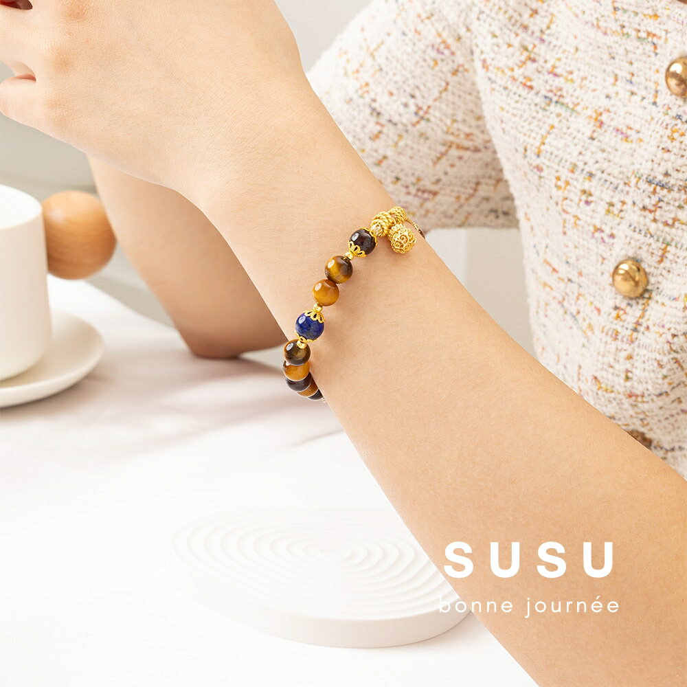 SU SU︱暮光水晶手鍊❤️ 虎眼石 石榴石 青金石 事業運 招財 轉運 能量 防小人 送禮 推薦 5