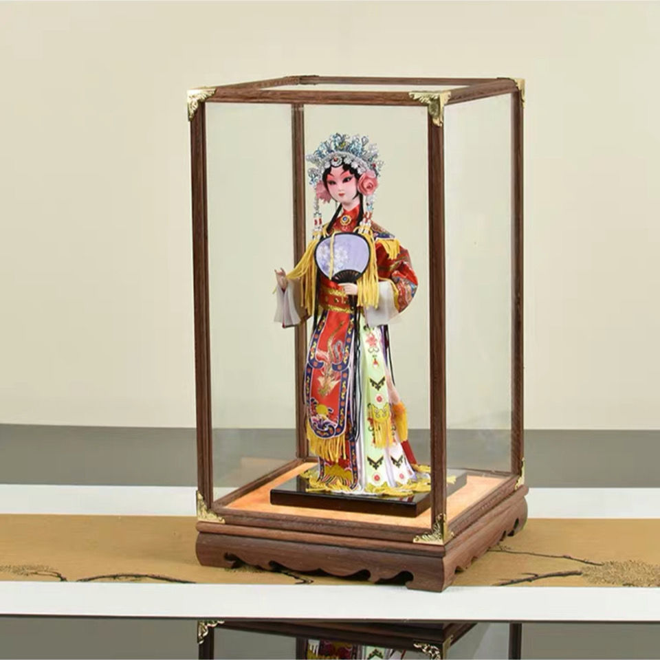 展示架 玻璃架 玻璃罩 紅木工藝品實木擺件觀音佛像寶籠玻璃罩子花瓶底座防塵透明展示盒免運 全館八折 特惠/開立發票 特價出 zl1211