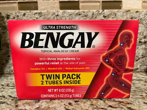 美國原裝 BENGAY Ultra Strength 肌肉痠痛按摩膏 113g 2條盒裝