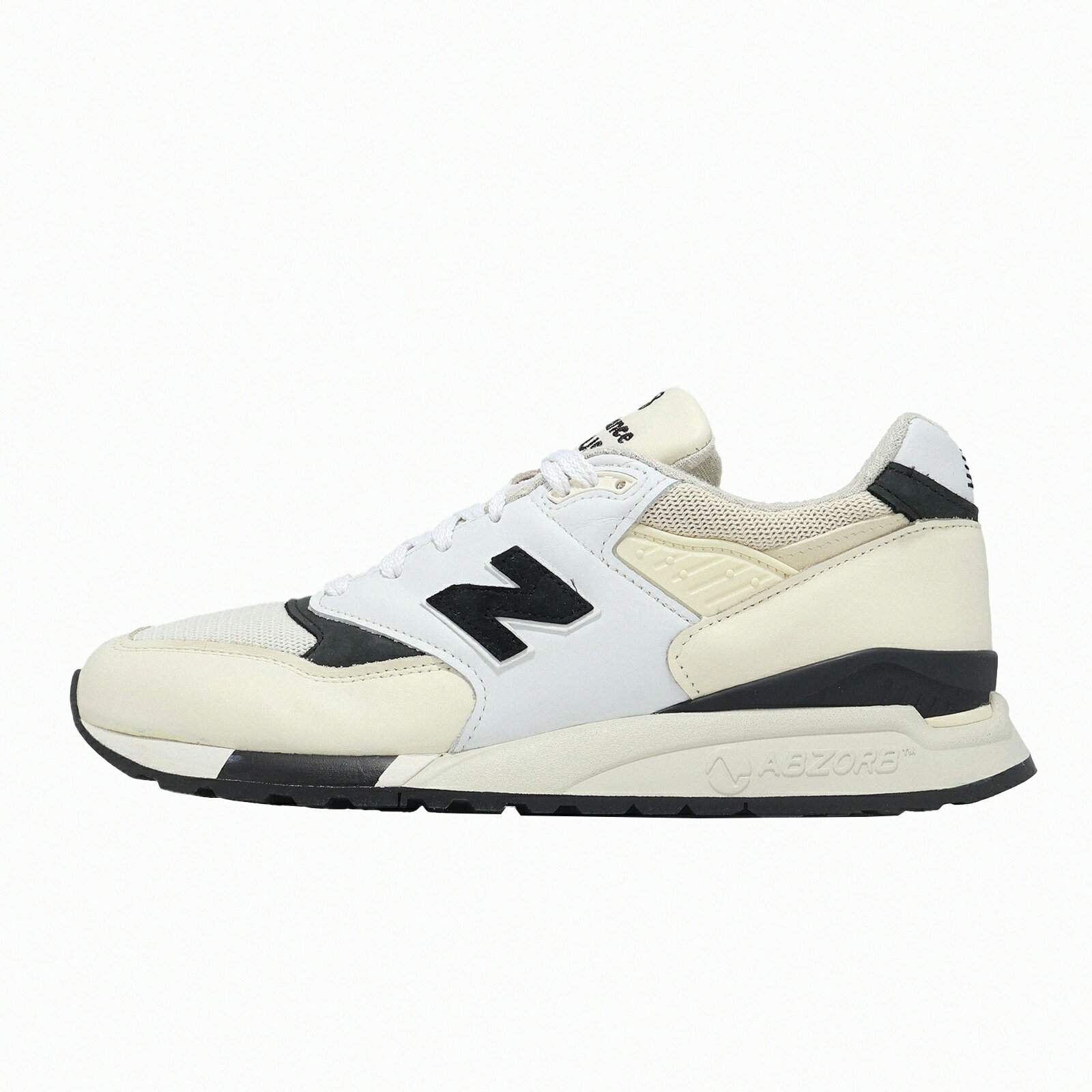 New Balance NB 休閒鞋 998 男鞋 米 黑 麂皮 緩震 英美製 紐巴倫 U998TI-D