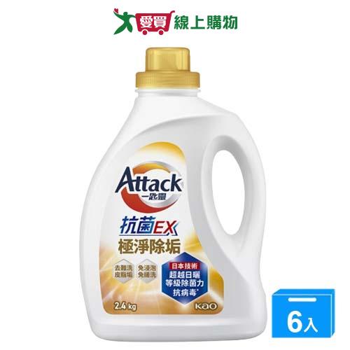 一匙靈極速淨EX超濃縮洗衣精2.4kgx6入(箱)【愛買】